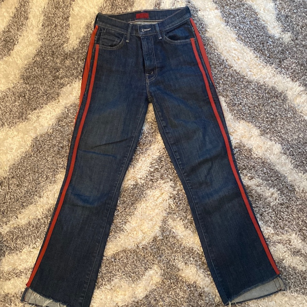 MOTHER cropped bootleg jean size 24